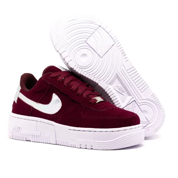 Tênis Feminino Nike Air Force Pixel Camurça - Image 6